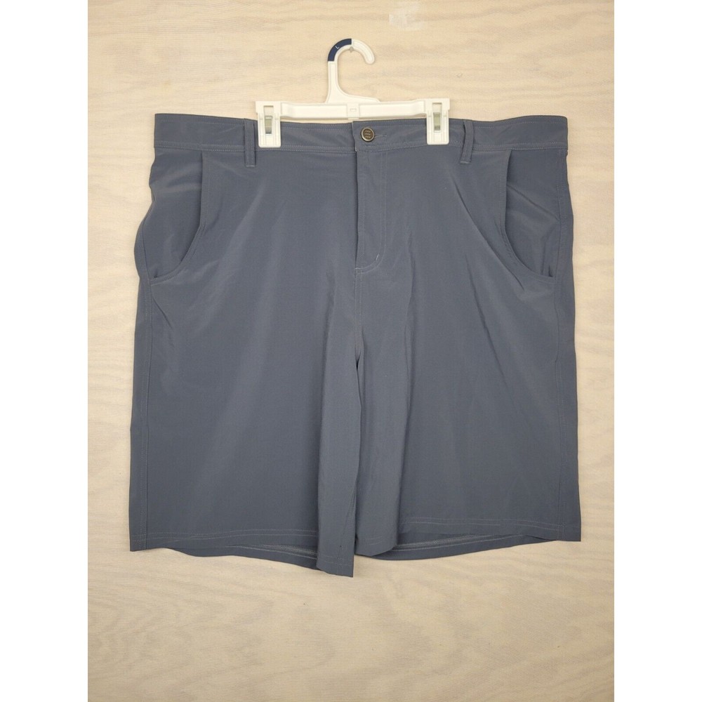 Free Fly Men's SZ 40 Outdoor Shorts Golf Fishing Hybrid Pockets Blueish Gray
